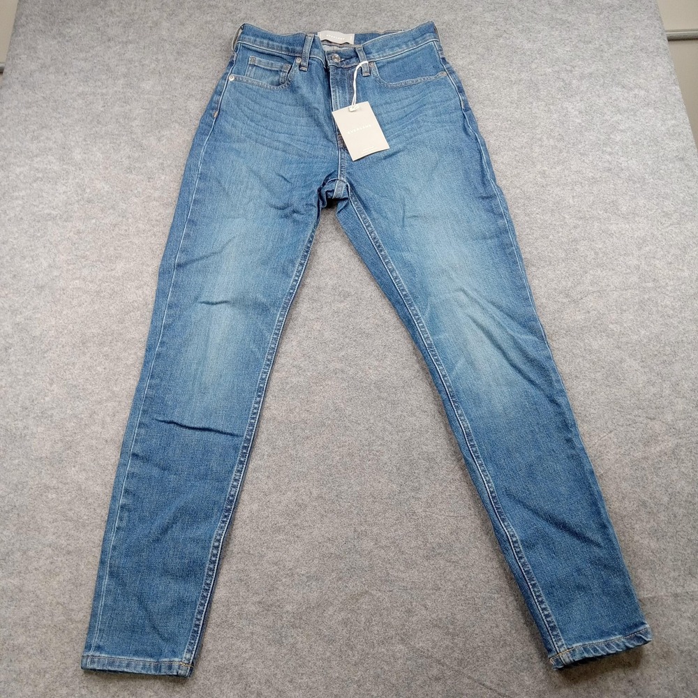 Everlane Jeans Womens 27 Blue High Rise Skinny Stretch Denim Pants Casual